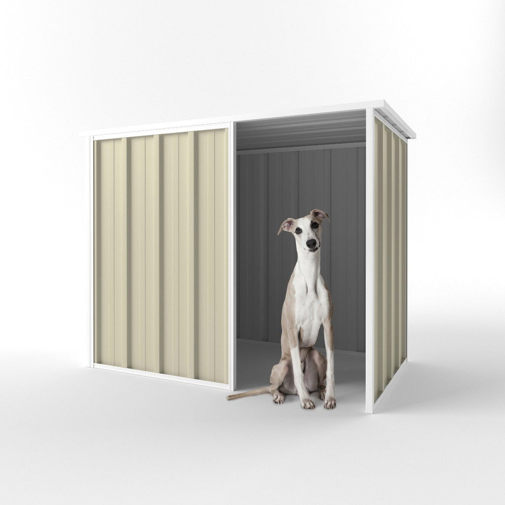 Dog Kennel 1.51m (w) x 0.78m (d)x 1.1m (h)  Smooth Cream Colour