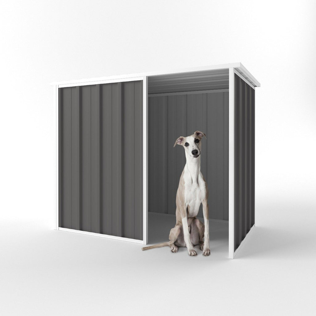 Dog Kennel 1.51m (w) x 0.78m (d)x 1.1m (h)  Slate Grey Colour