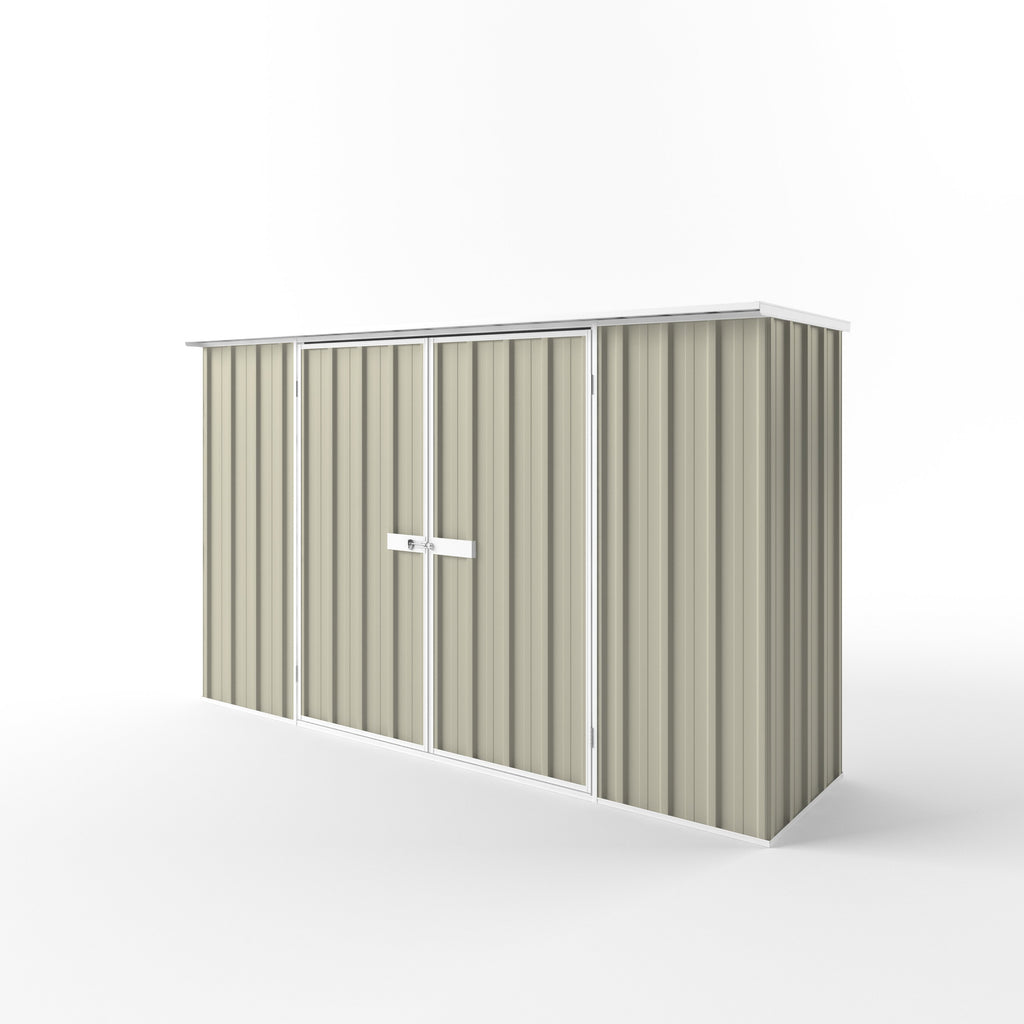 Flat Roof Garden Shed 3.00m (w) x 0.78m (d)x 1.82m (h)  Merino Colour