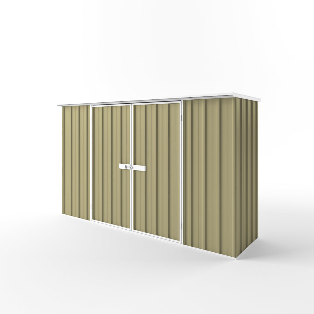 Flat Roof Garden Shed 3.00m (w) x 0.78m (d)x 1.82m (h)  Sandlewood Colour