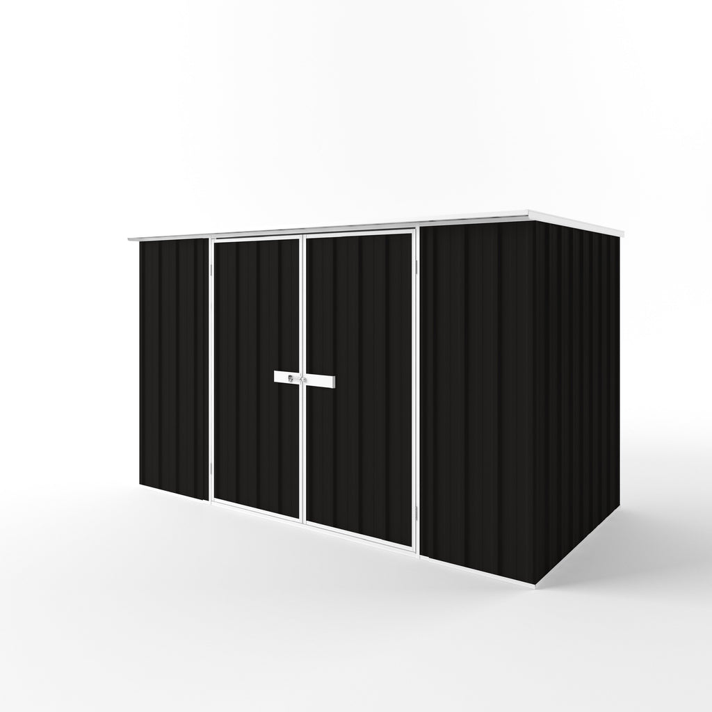 Flat Roof Garden Shed 3.00m (w) x 1.50m (d)x 1.82m (h)  Ebony Colour