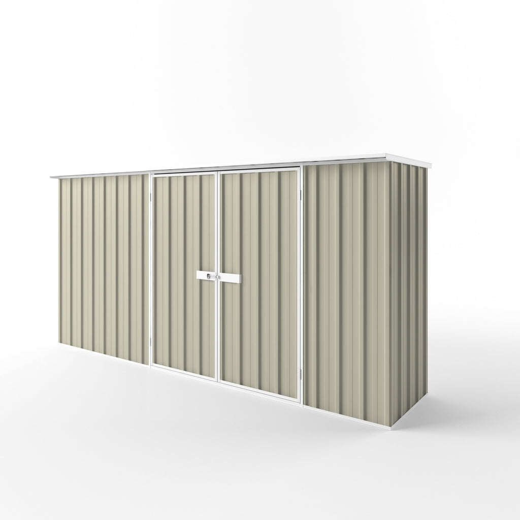 Flat Roof Garden Shed 3.75m (w) x 0.78m (d) Standard - 1.82m Merino Colour