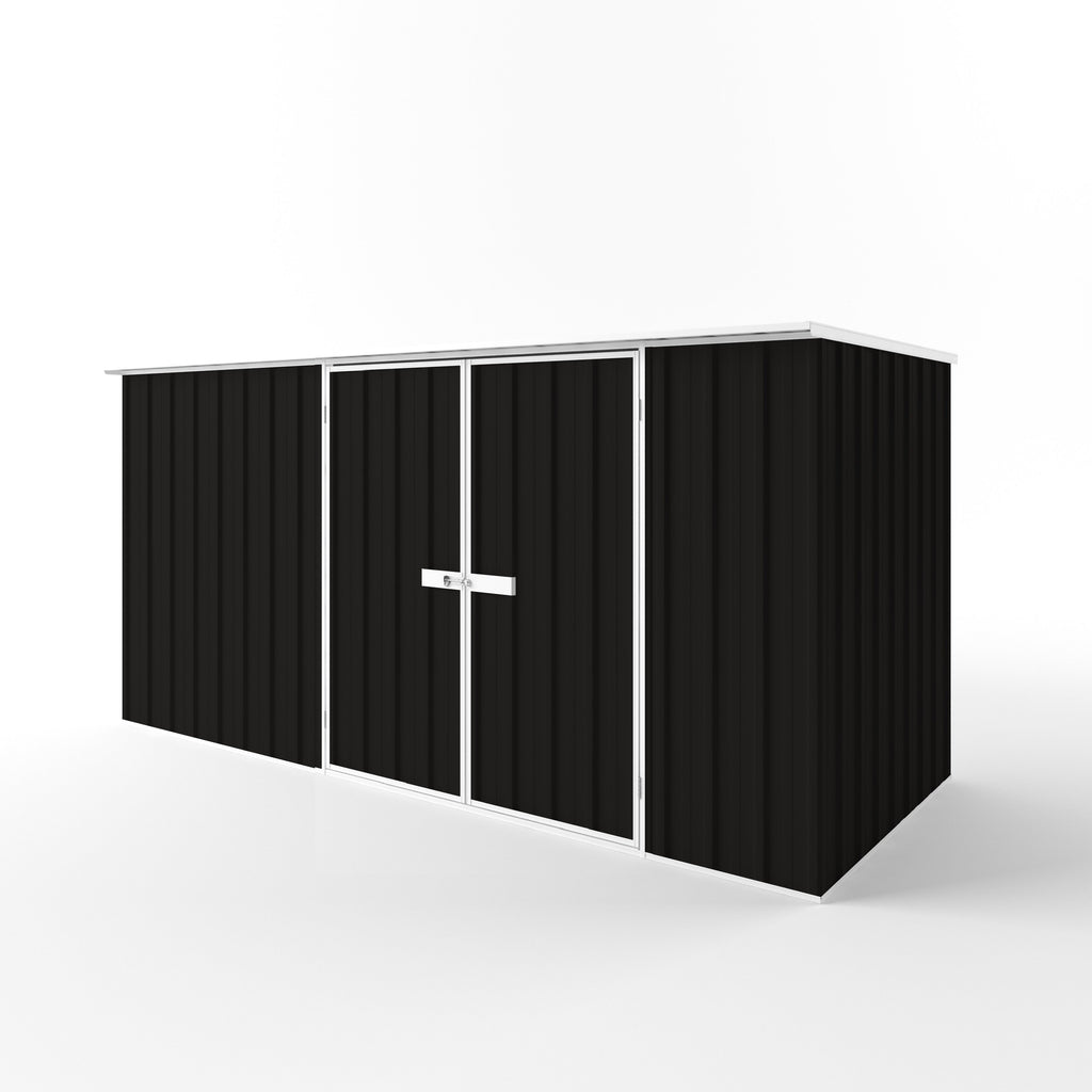 Flat Roof Garden Shed 3.75m (w) x 1.50m (d)x 1.82m (h)  Ebony Colour