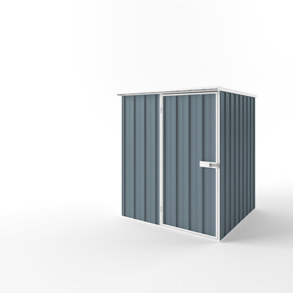 Flat Roof Garden Shed 1.50m (w) x 1.50m (d)x 1.82m (h)  Blue Horizon Colour