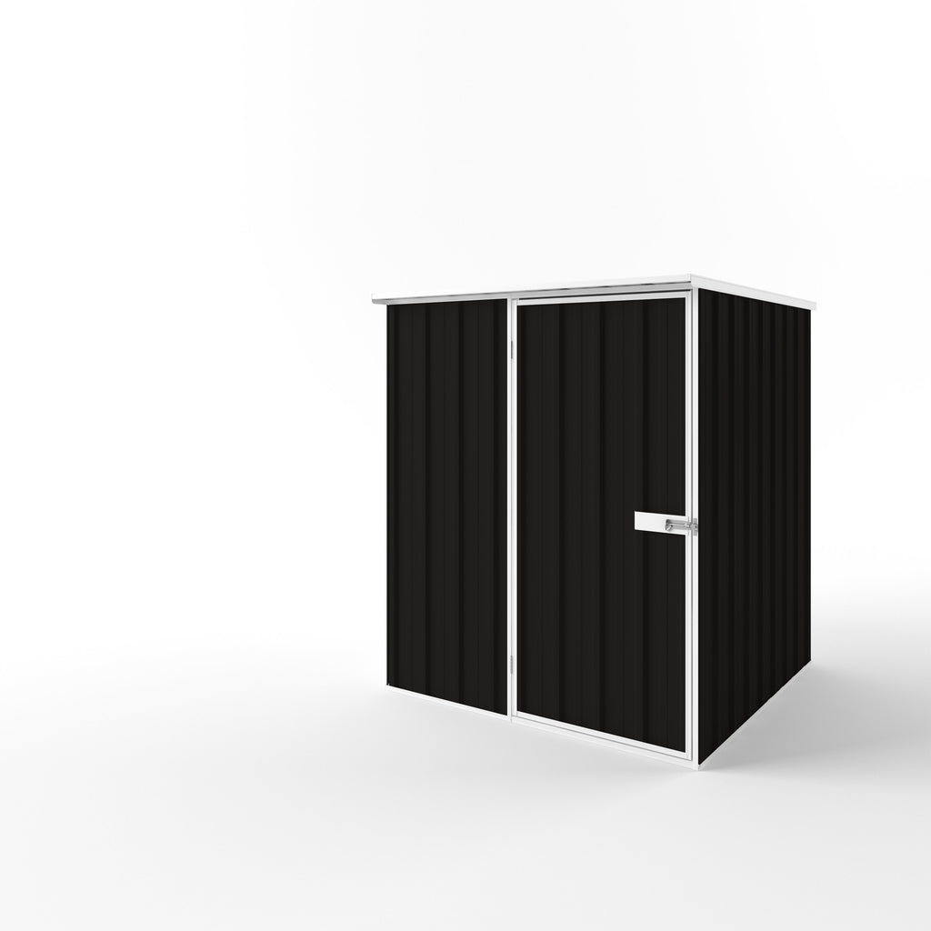 Flat Roof Garden Shed 1.50m (w) x 1.50m (d) Standard - 1.82m Ebony Colour