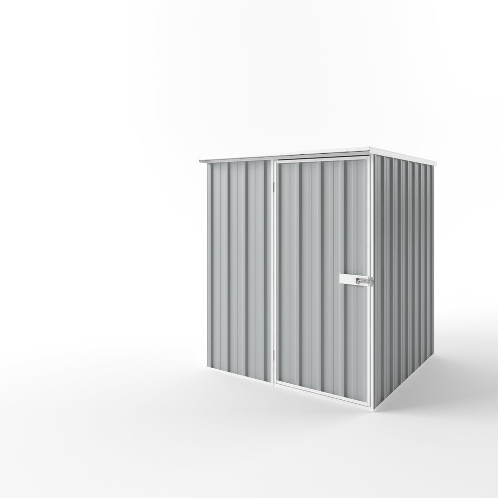 Flat Roof Garden Shed 1.50m (w) x 1.50m (d)x 1.82m (h)  Gull Grey Colour