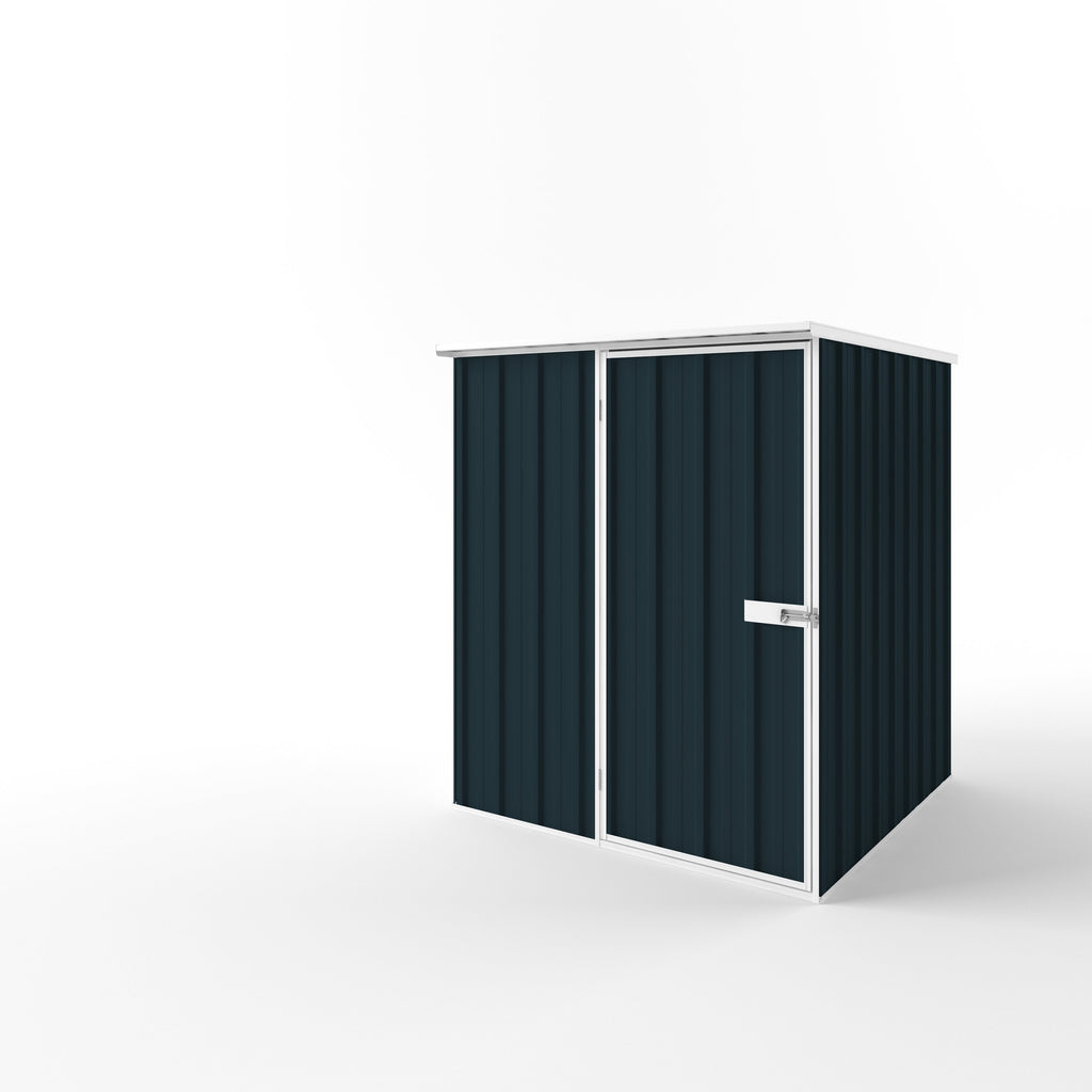 Flat Roof Garden Shed 1.50m (w) x 1.50m (d) Standard - 1.82m Mountain Blue Colour