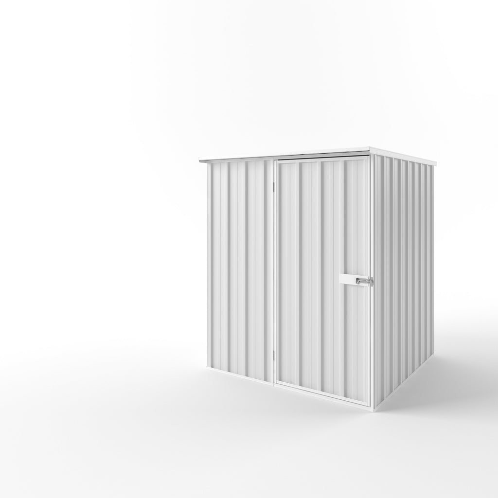 Flat Roof Garden Shed 1.50m (w) x 1.50m (d) Standard - 1.82m Off White Colour