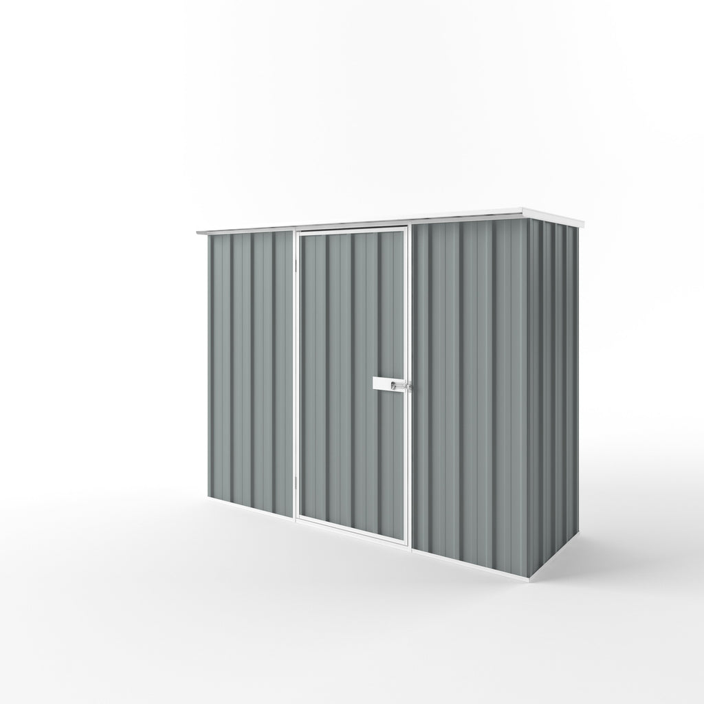 Flat Roof Garden Shed 2.25m (w) x 0.78m (d)x 1.82m (h)  Armour Grey Colour