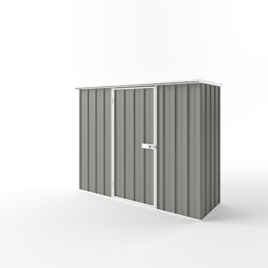 Flat Roof Garden Shed 2.25m (w) x 0.78m (d)x 1.82m (h)  Bush Smoke Colour