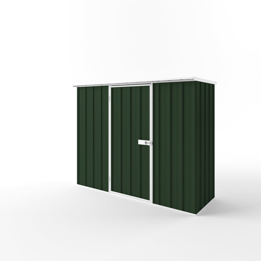 Flat Roof Garden Shed 2.25m (w) x 0.78m (d)x 1.82m (h)  Caulfield Green Colour