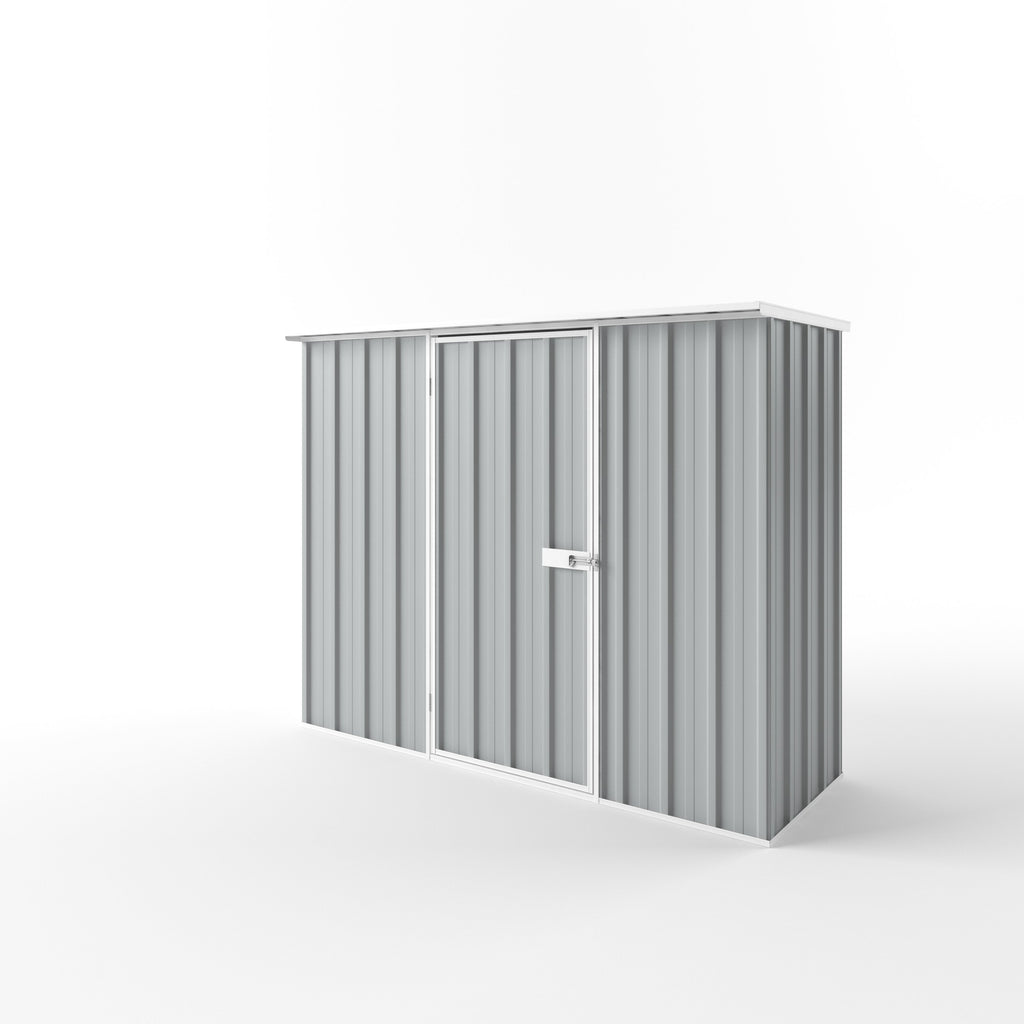 Flat Roof Garden Shed 2.25m (w) x 0.78m (d) Standard - 1.82m Gull Grey Colour