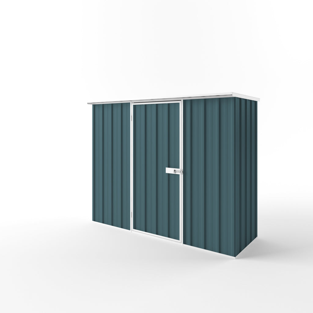Flat Roof Garden Shed 2.25m (w) x 0.78m (d) Standard - 1.82m Torres Blue Colour