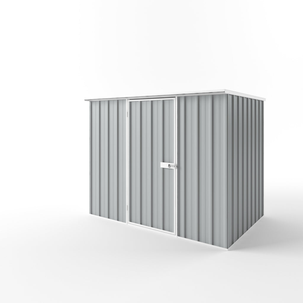 Flat Roof Garden Shed 2.25m (w) x 1.50m (d)x 1.82m (h)  Gull Grey Colour