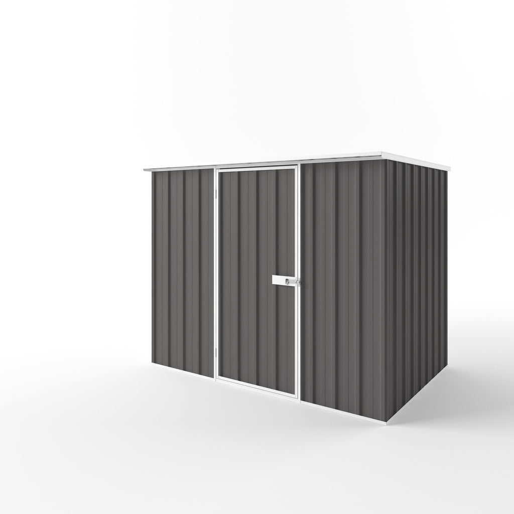 Flat Roof Garden Shed 2.25m (w) x 1.50m (d)x 1.82m (h)  Slate Grey Colour