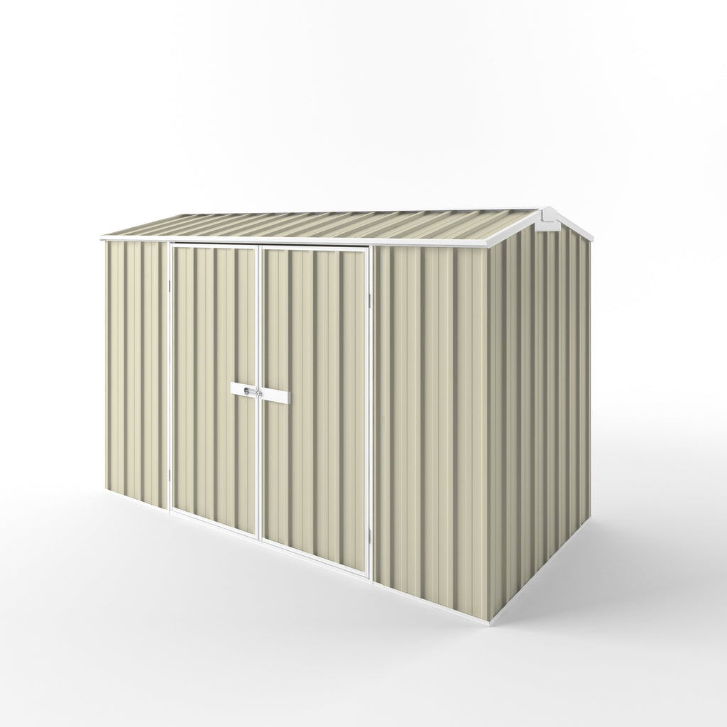 Gable Roof Garden Shed 3.00m (w) x 1.50m (d)x 1.97m (h)  Smooth Cream Colour