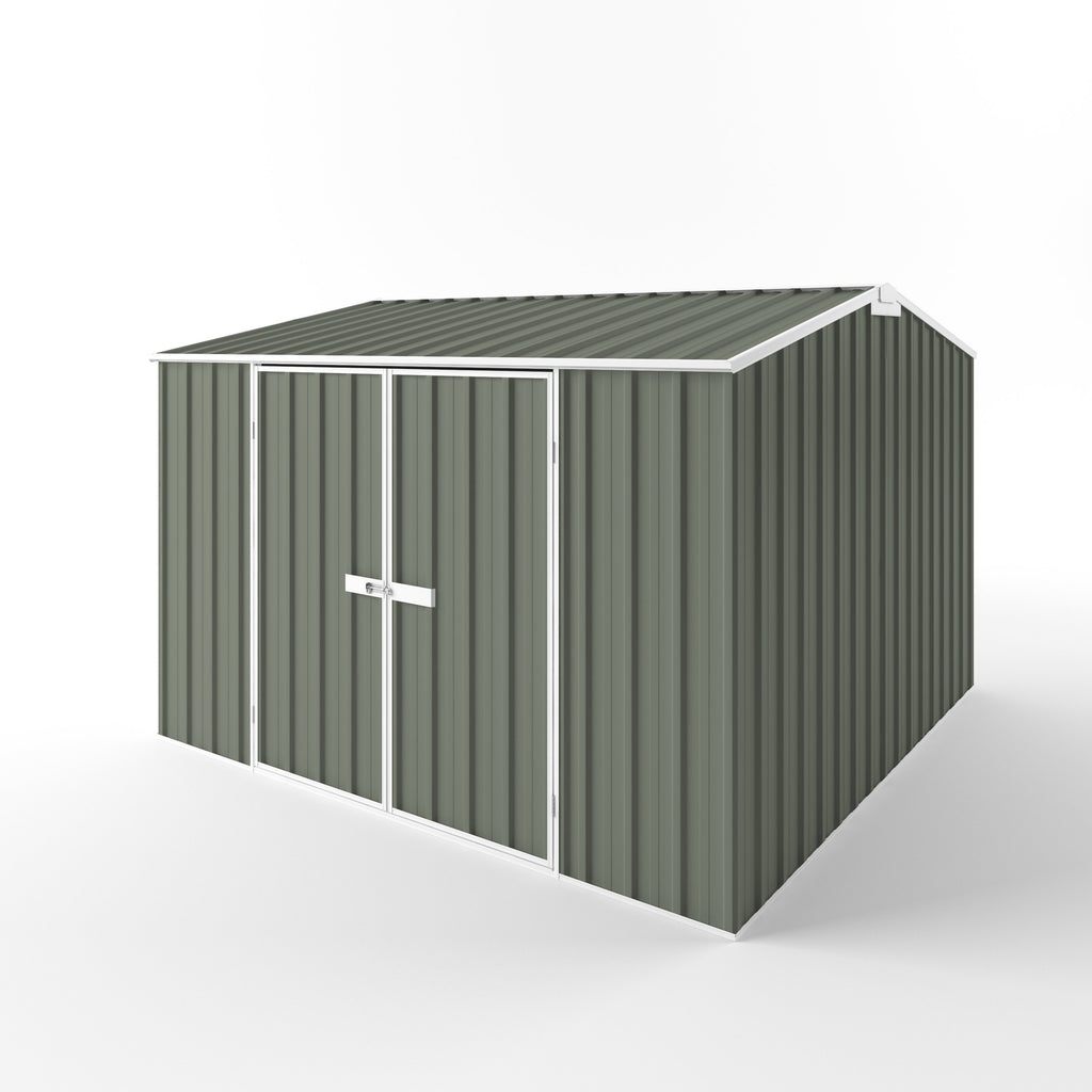 Gable Roof Garden Shed 3.00m (w) x 3.00m (d) Standard - 2.10m Mist Green Colour