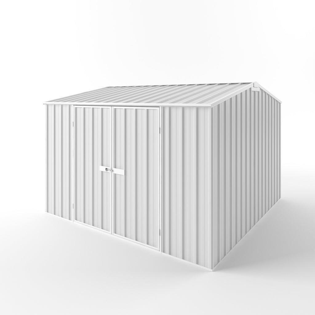 Gable Roof Garden Shed 3.00m (w) x 3.00m (d) Standard - 2.10m Off White Colour