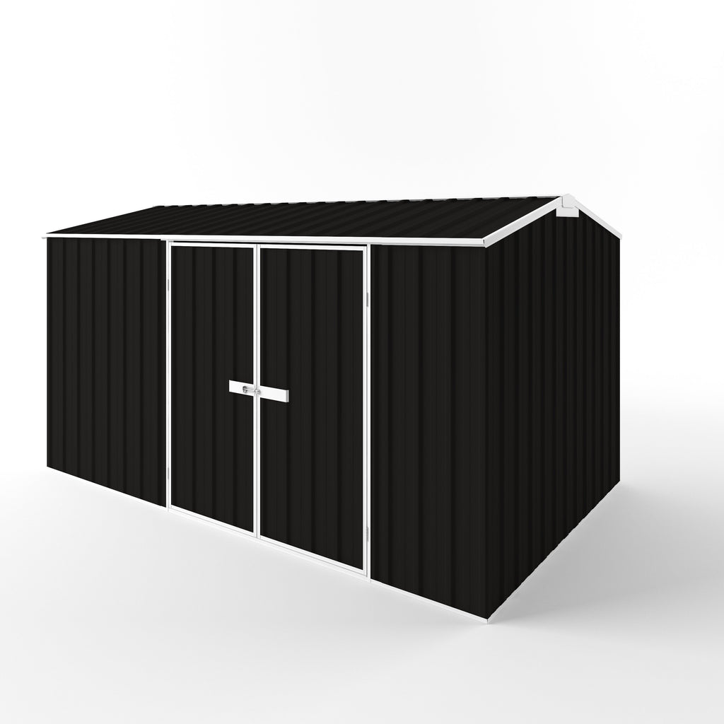 Gable Roof Garden Shed 3.75m (w) x 2.25m (d) Standard - 2.05m Ebony Colour
