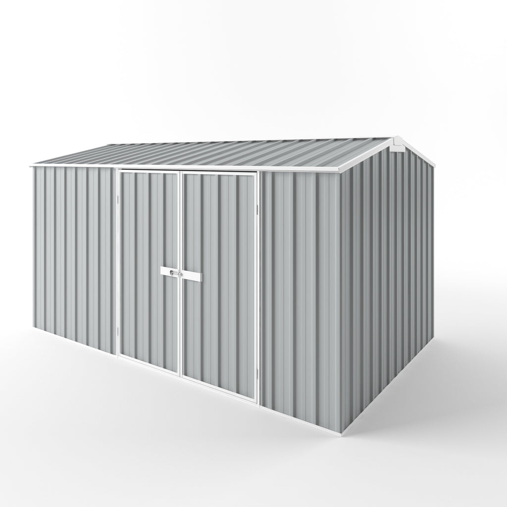 Gable Roof Garden Shed 3.75m (w) x 2.25m (d)x 2.05m (h)  Gull Grey Colour