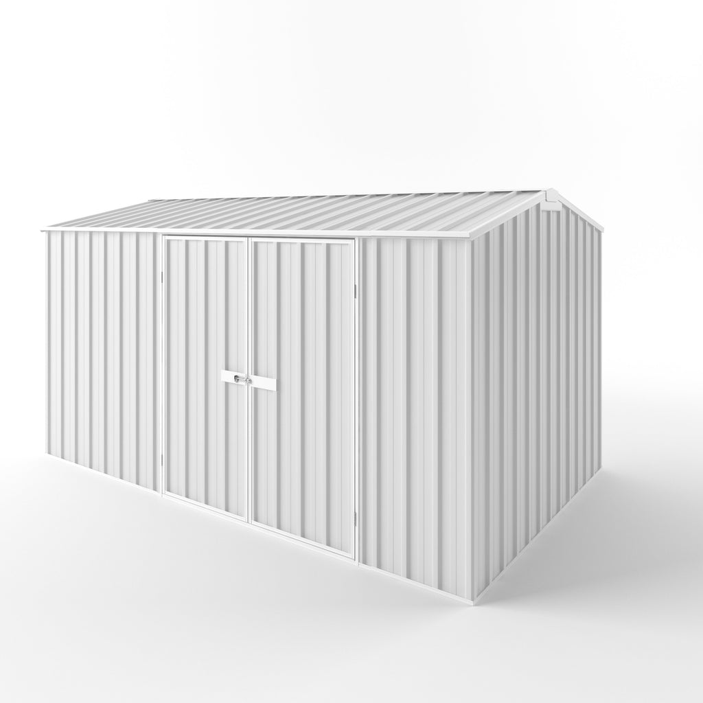 Gable Roof Garden Shed 3.75m (w) x 2.25m (d) Standard - 2.05m Off White Colour
