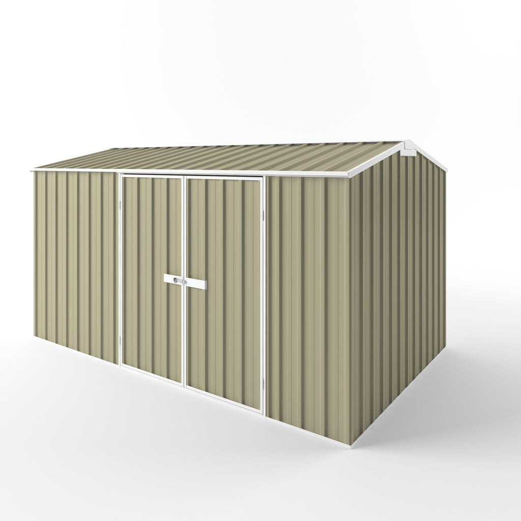 Gable Roof Garden Shed 3.75m (w) x 2.25m (d) Standard - 2.05m Wheat Colour