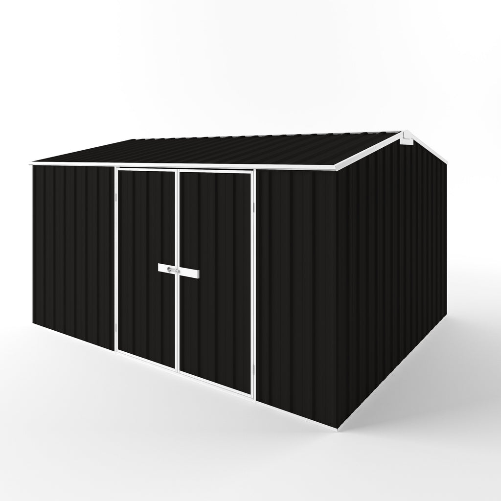 Gable Roof Garden Shed 3.75m (w) x 3.00m (d)x 2.10m (h)  Ebony Colour