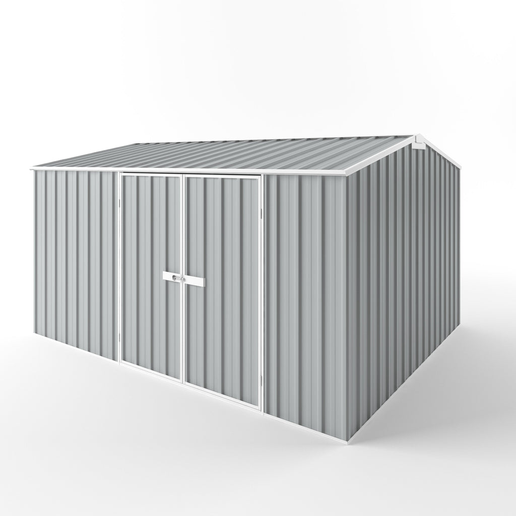 Gable Roof Garden Shed 3.75m (w) x 3.00m (d) Standard - 2.10m Gull Grey Colour