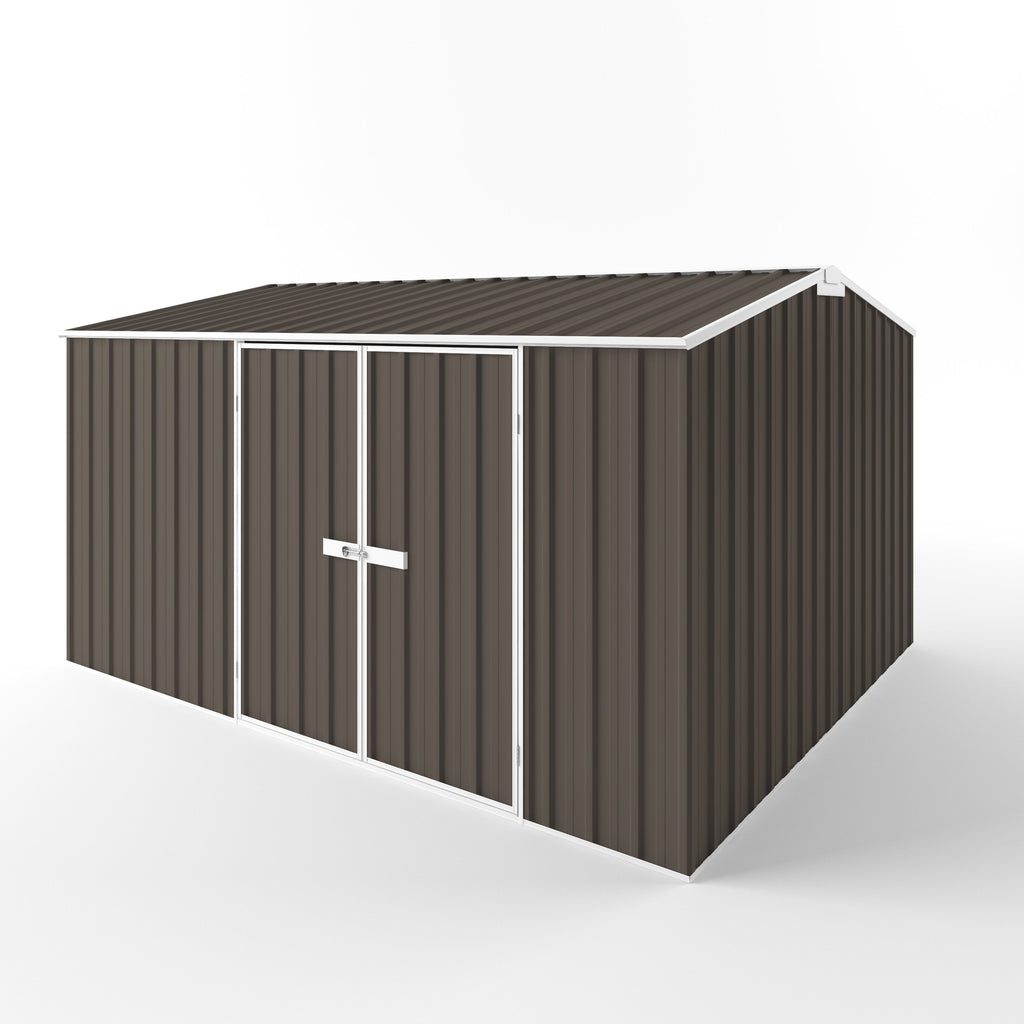 Gable Roof Garden Shed 3.75m (w) x 3.00m (d) Standard - 2.10m Jasmin Brown Colour
