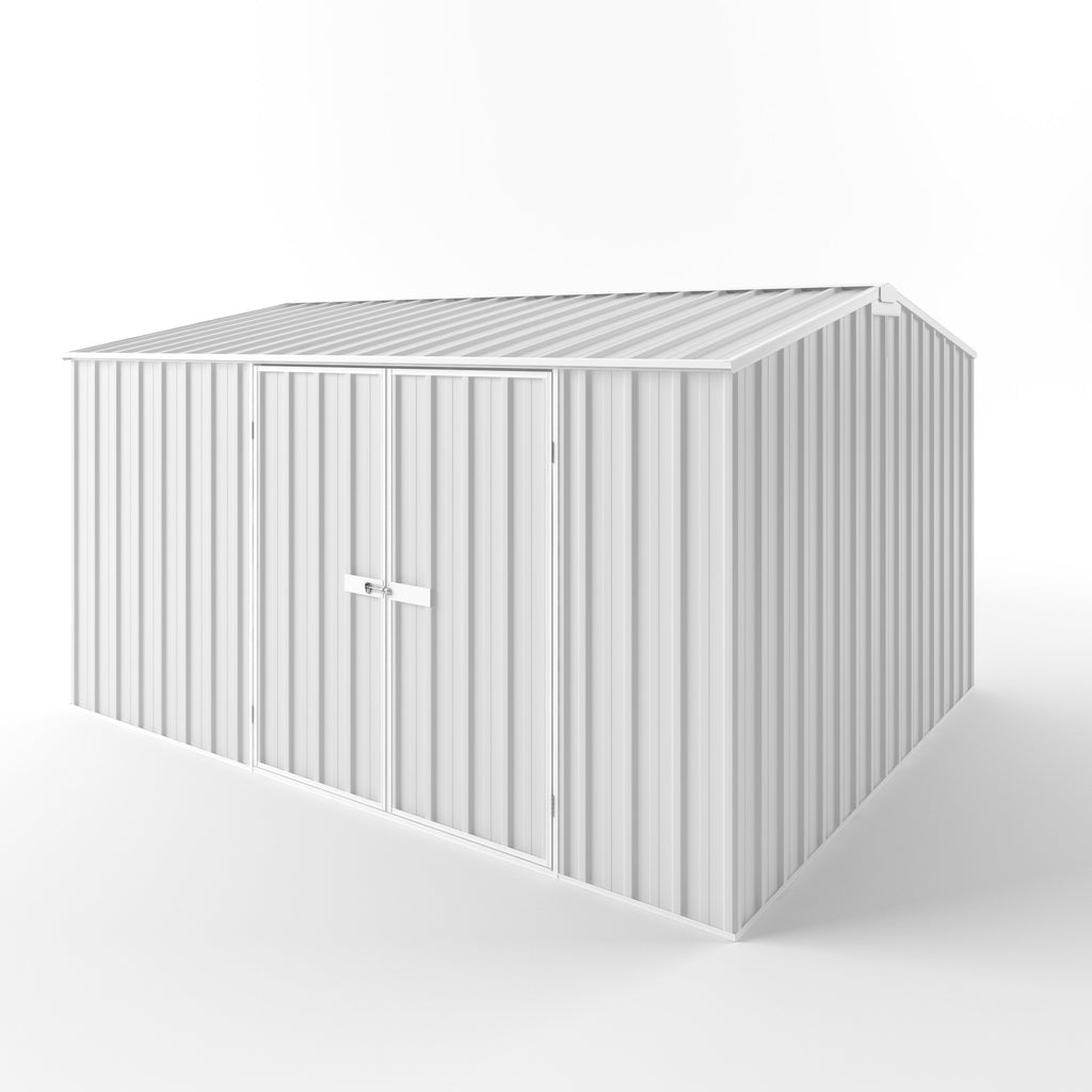 Gable Roof Garden Shed 3.75m (w) x 3.00m (d)x 2.10m (h)  Off White Colour