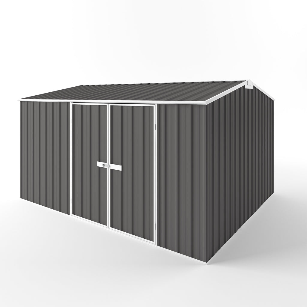 Gable Roof Garden Shed 3.75m (w) x 3.00m (d) Standard - 2.10m Slate Grey Colour