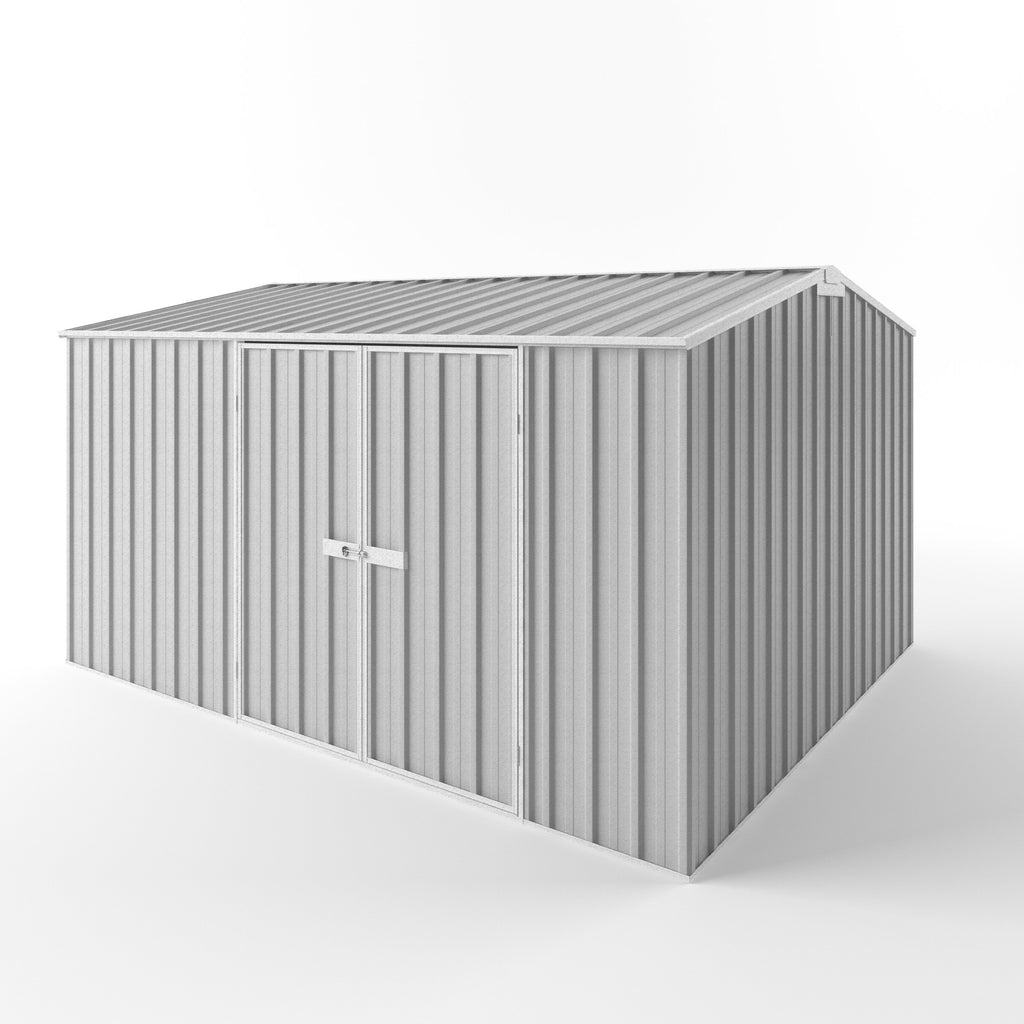 Gable Roof Garden Shed 3.75m (w) x 3.00m (d)x 2.10m (h)  Zinc Colour