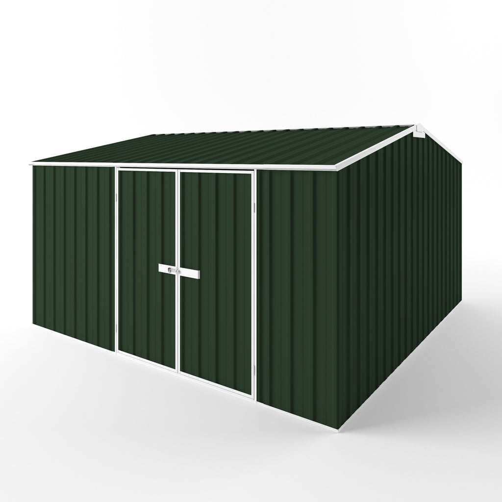 Gable Roof Garden Shed 3.75m (w) x 3.75m (d)x 2.18m (h)  Caulfield Green Colour