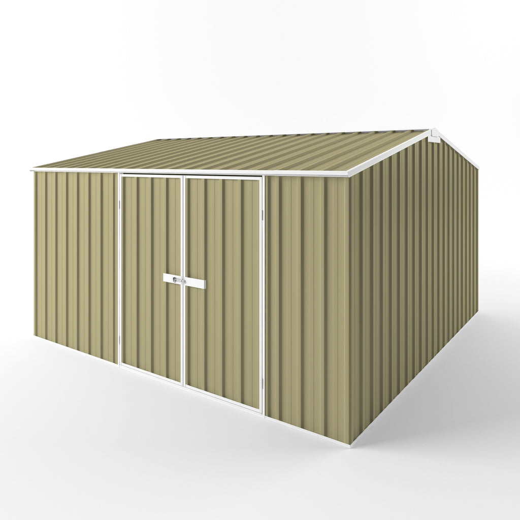 Gable Roof Garden Shed 3.75m (w) x 3.75m (d)x 2.18m (h)  Sandlewood Colour