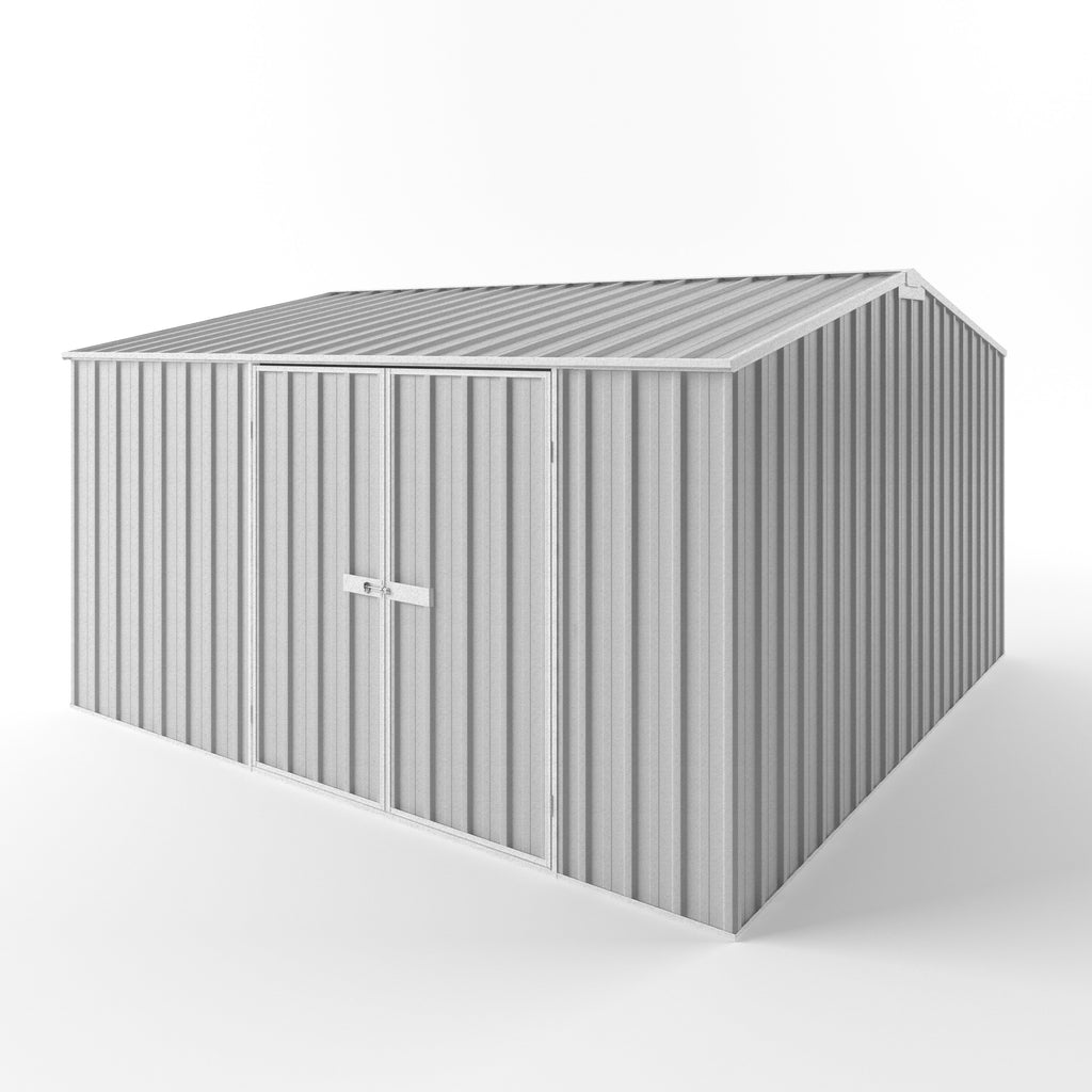 Gable Roof Garden Shed 3.75m (w) x 3.75m (d)x 2.18m (h)  Zinc Colour