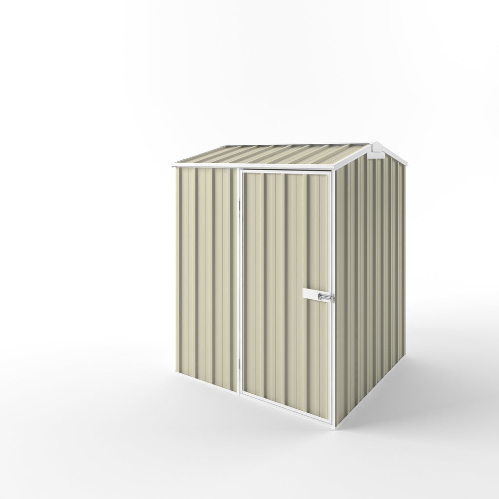 Gable Roof Garden Shed 1.50m (w) x 1.50m (d) Standard - 1.97m Smooth Cream Colour