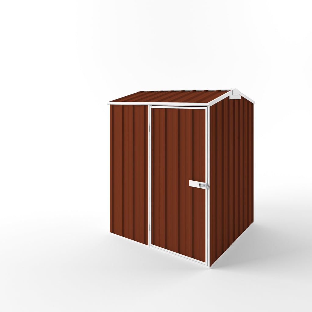 Gable Roof Garden Shed 1.50m (w) x 1.50m (d) Standard - 1.97m Tuscan Red Colour