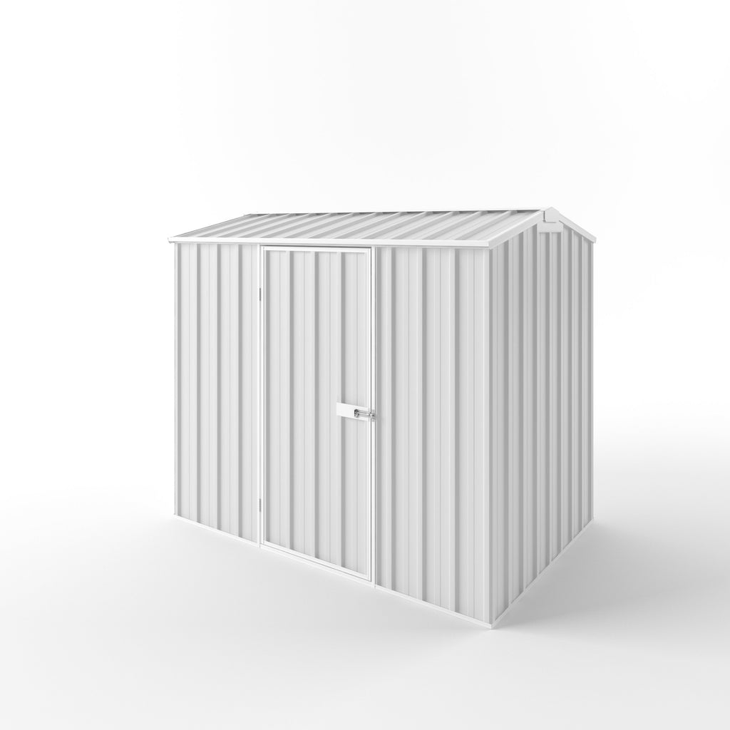 Gable Roof Garden Shed 2.25m (w) x 1.50m (d)x 1.97m (h)  Off White Colour