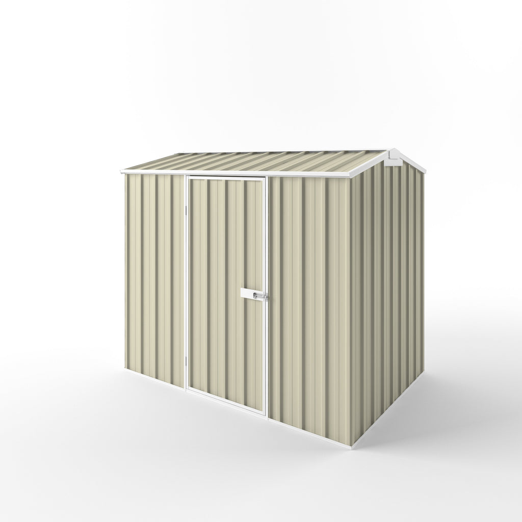 Gable Roof Garden Shed 2.25m (w) x 1.50m (d)x 1.97m (h)  Smooth Cream Colour