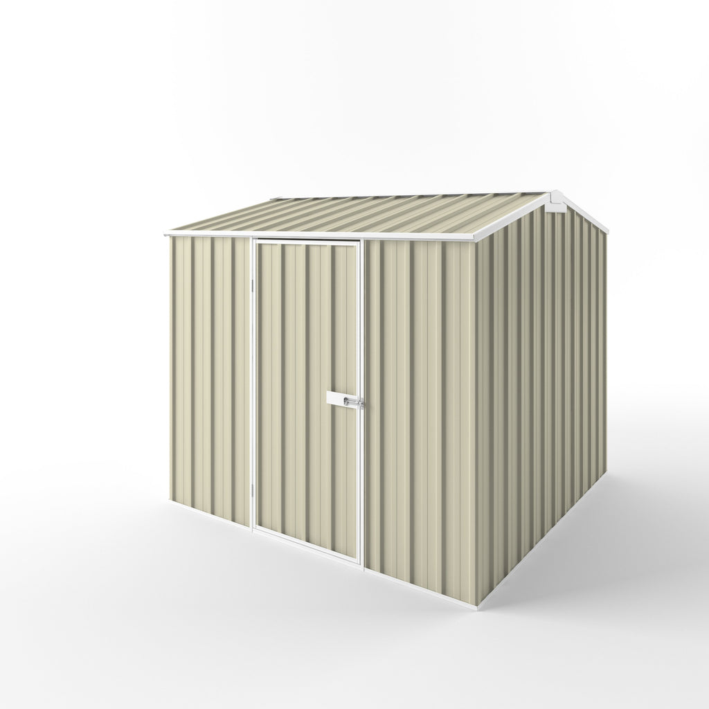 Gable Roof Garden Shed 2.25m (w) x 2.25m (d)x 2.05m (h)  Smooth Cream Colour