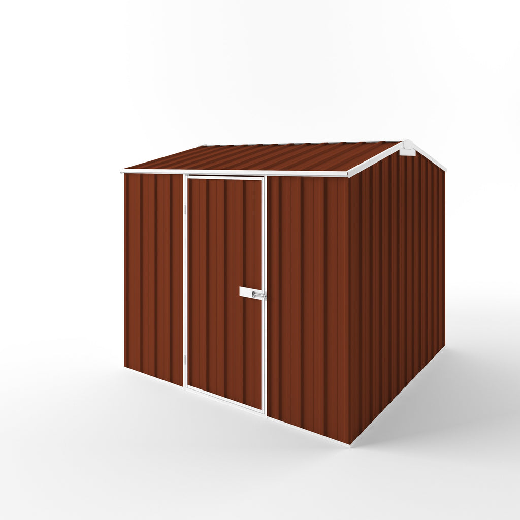 Gable Roof Garden Shed 2.25m (w) x 2.25m (d) Standard - 2.05m Tuscan Red Colour