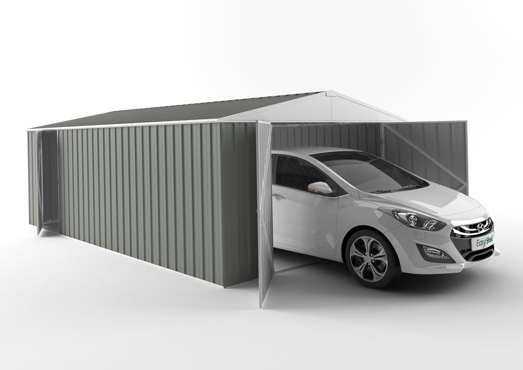 Garage Shed 6.00m (w) x 3.75m (d) Standard - 2.18m Bush Smoke Colour