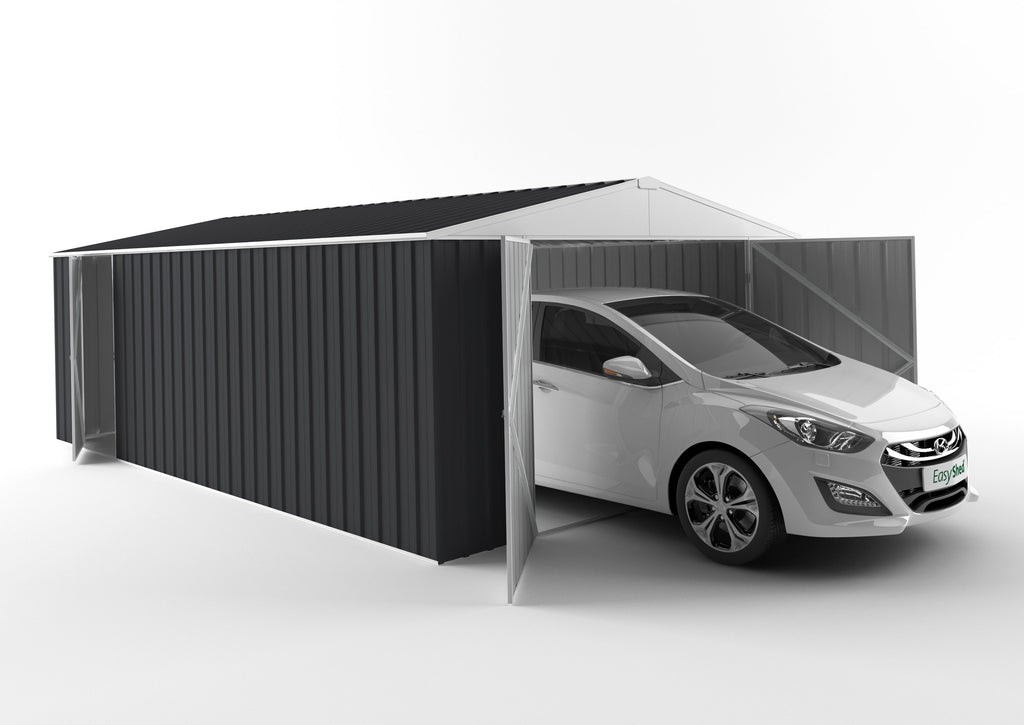 Garage Shed 6.00m (w) x 3.75m (d)x 2.18m (h)  Iron Grey Colour