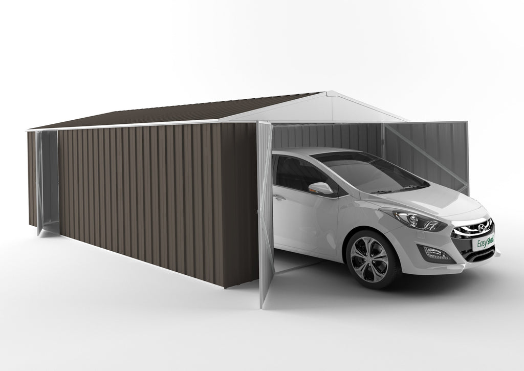 Garage Shed 6.00m (w) x 3.75m (d)x 2.18m (h)  Jasmin Brown Colour