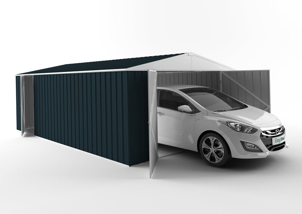 Garage Shed 6.00m (w) x 3.75m (d)x 2.18m (h)  Mountain Blue Colour