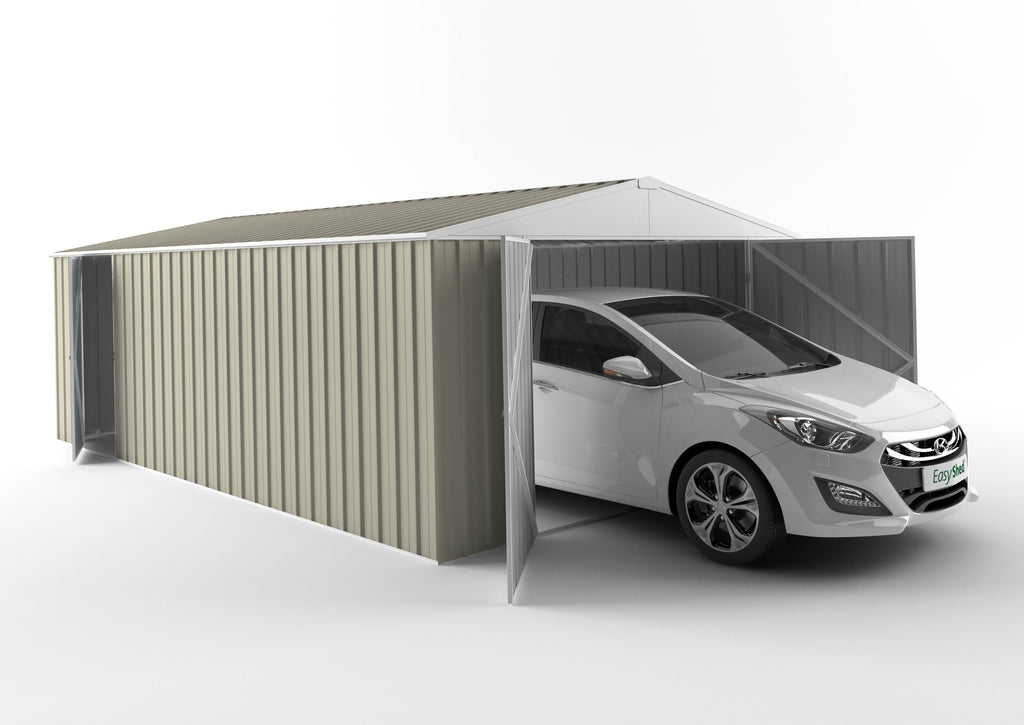 Garage Shed 6.00m (w) x 3.75m (d) Standard - 2.18m Merino Colour