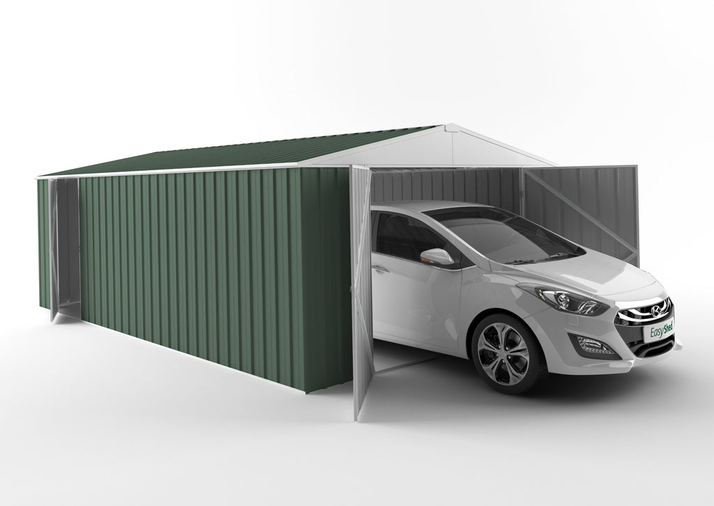 Garage Shed 6.00m (w) x 3.75m (d)x 2.18m (h)  Rivergum Colour