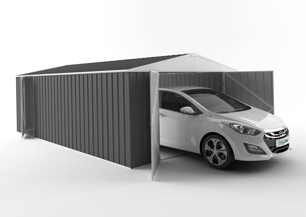 Garage Shed 6.00m (w) x 3.75m (d)x 2.18m (h)  Slate Grey Colour