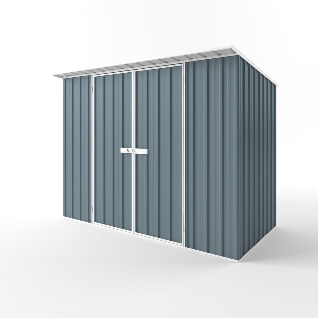 Skillion Roof Garden Shed 3.00m (w) x 1.50m (d)x 2.10m (h)  Blue Horizon Colour