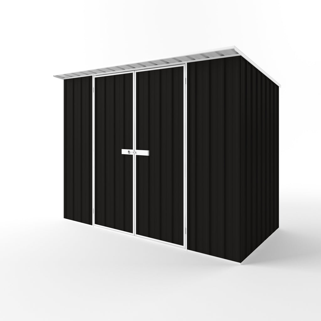 Skillion Roof Garden Shed 3.00m (w) x 1.50m (d)x 2.10m (h)  Ebony Colour